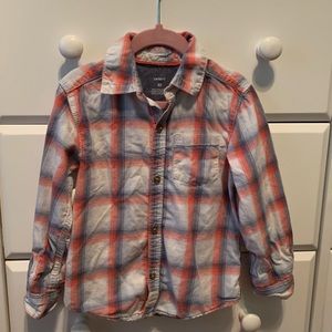 4T Carters long sleeve button up shirt.
